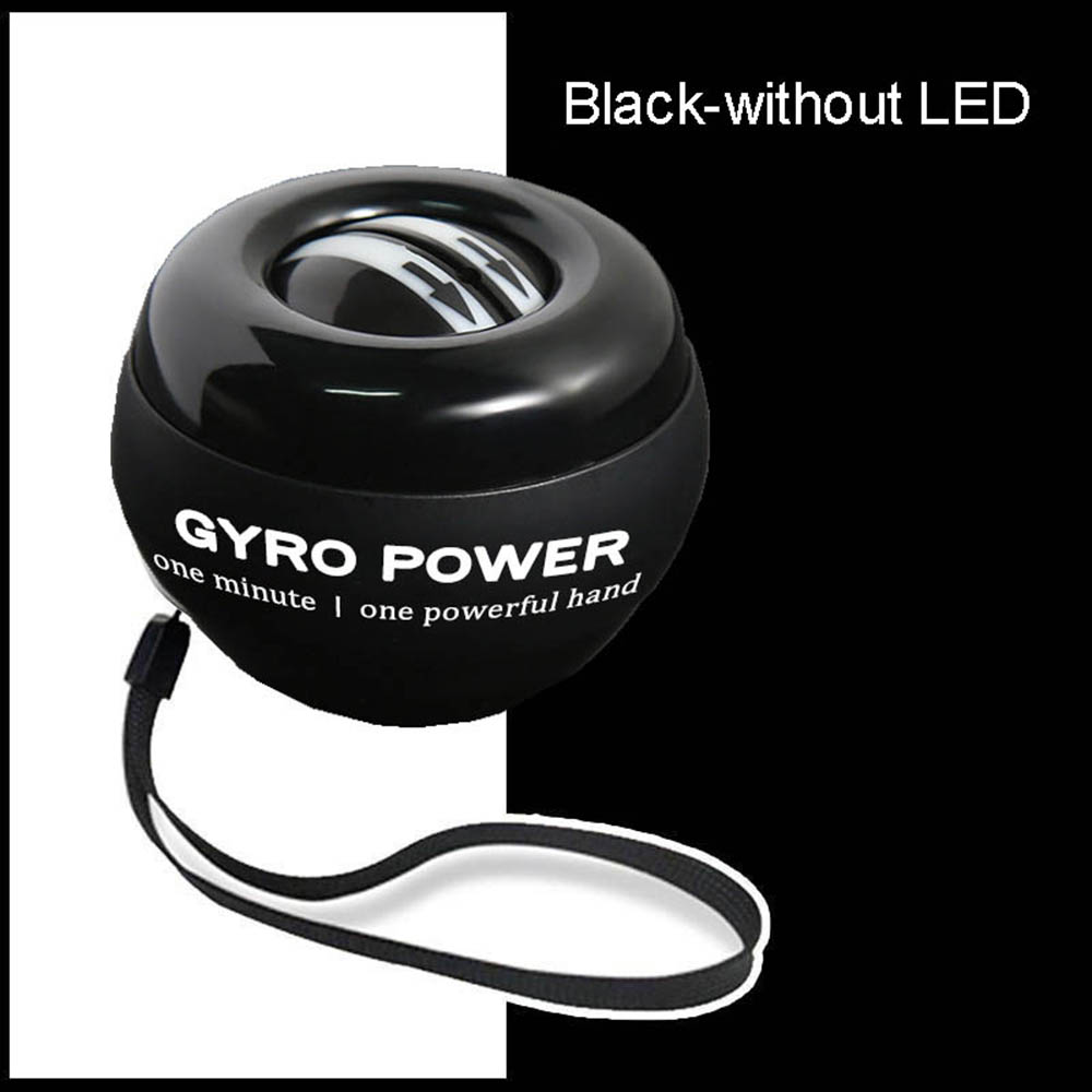 100KG Gyro Power Ball Hand Exerciser LED Wrist Strengthener Muscle Training Powerball Wrist Exercise Equipment Motion Portable