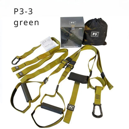 Adjustable Suspension Training System – Full Body Home Gym Workout Trainer with Door Anchor | Strength, Core, Fat Burning Fitness Straps