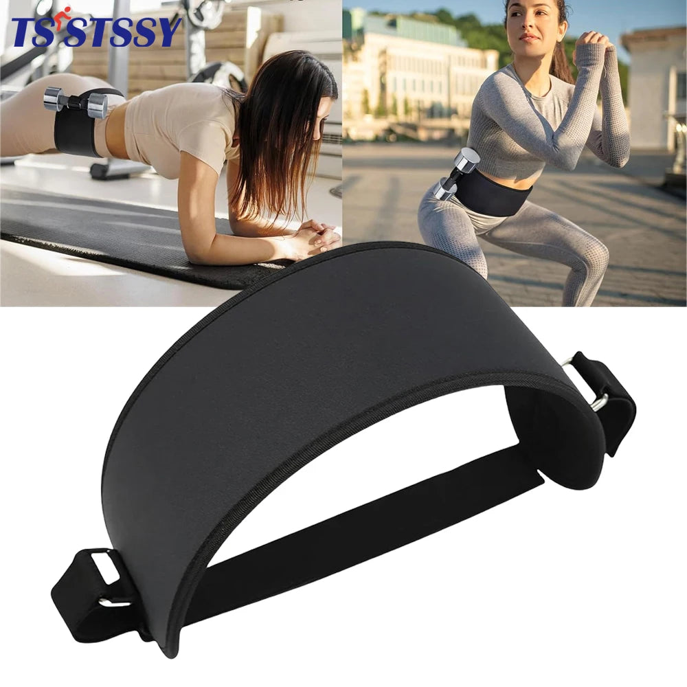 Hip Thrust Belt Dumbbell Belt for Relieve Pressure, Booty Belt with Stronger Load-Bearing with Dumbbells, Kettlebells or Plates