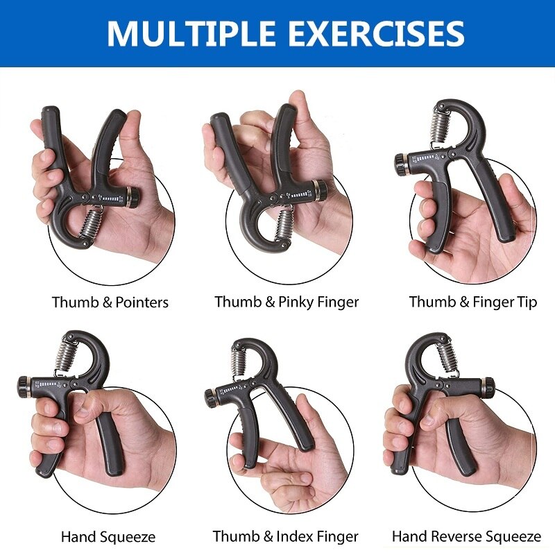 Grip Strength Trainer Wrist Strength Arm Muscle Finger Rehabilitation Training Exercise Fitness Equipment