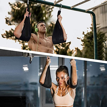 AB Straps for Pull Up Bar Hanging Abdominal Slings Padded Arm Straps Pull Strap for Muscle Building Gym Fitness Ab Equipment for Men & Women