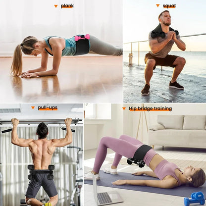 Hip Thrust Belt Dumbbell Belt for Relieve Pressure, Booty Belt with Stronger Load-Bearing with Dumbbells, Kettlebells or Plates