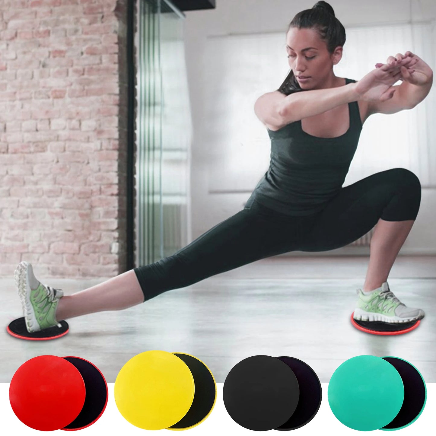 Fitness Core Slider Pilates Exercise Gliding Discs Slider Full-Body Workout Accessories Abdominal Training Yoga Sports Equipment