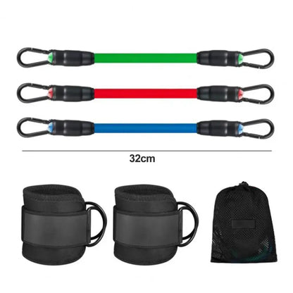 Ankle Resistance Bands – Adjustable Resistance Bands for Strength Training, Rehabilitation, and Mobility for Lower Body Exercises