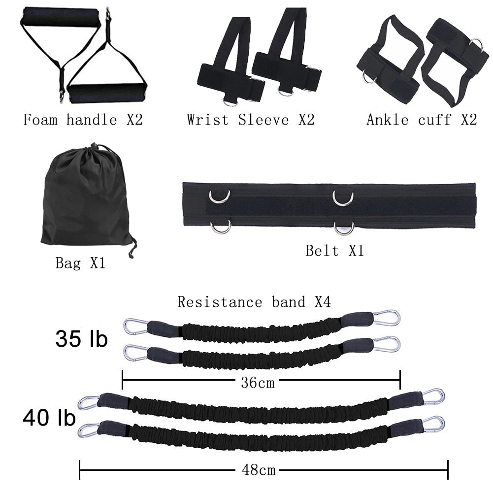 Boxer Training Equipment Resistance bands set Resistance training for arms and abs