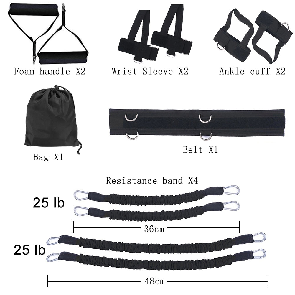 Boxer Training Equipment Resistance bands set Resistance training for arms and abs