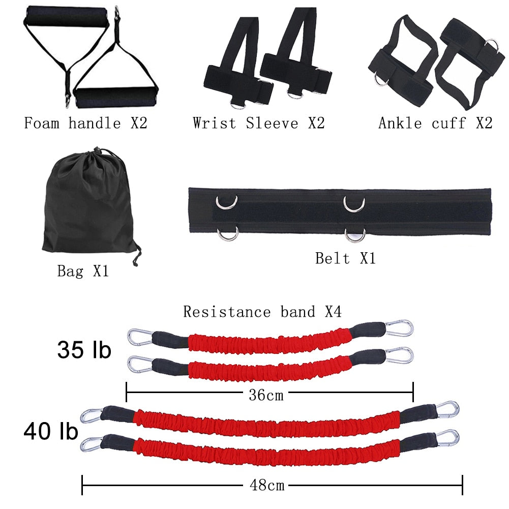 Boxer Training Equipment Resistance bands set Resistance training for arms and abs