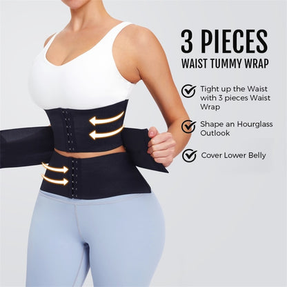 Waist Trainer Corset Women Binders Shapers Tummy Wrap Body Shapewear Slimming Belt Flat Belly Workout Postpartum Girdle