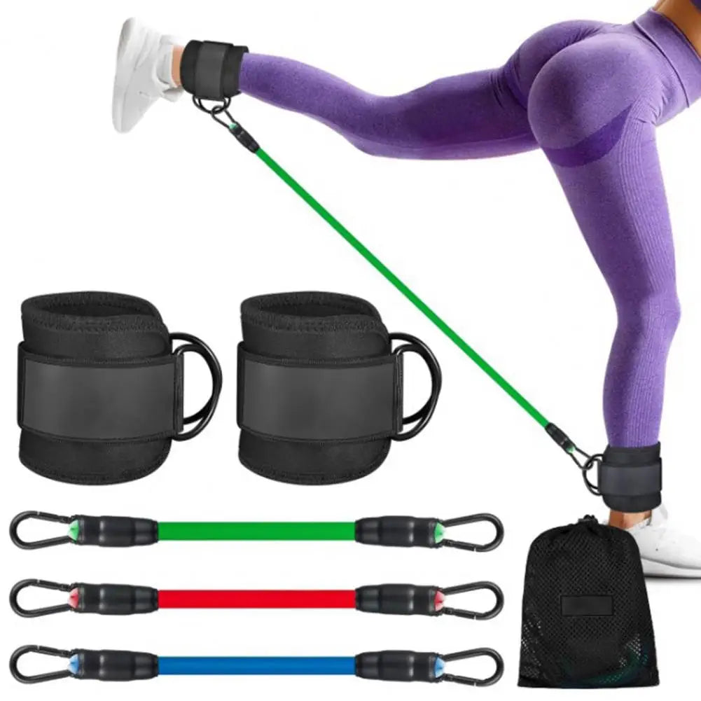 Ankle Resistance Bands – Adjustable Resistance Bands for Strength Training, Rehabilitation, and Mobility for Lower Body Exercises