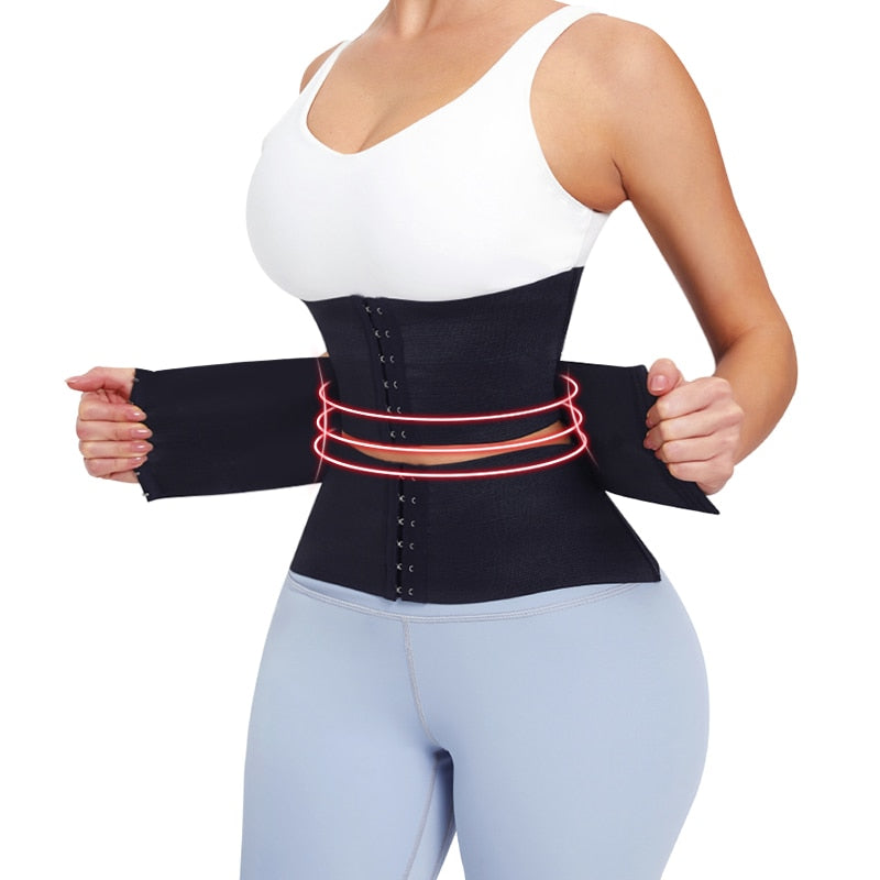 Waist Trainer Corset Women Binders Shapers Tummy Wrap Body Shapewear Slimming Belt Flat Belly Workout Postpartum Girdle