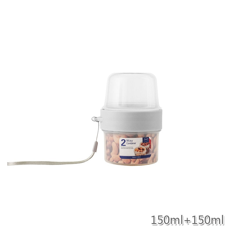 29oz Portable Cereal to Go Cup durable Milk Container with Spoon