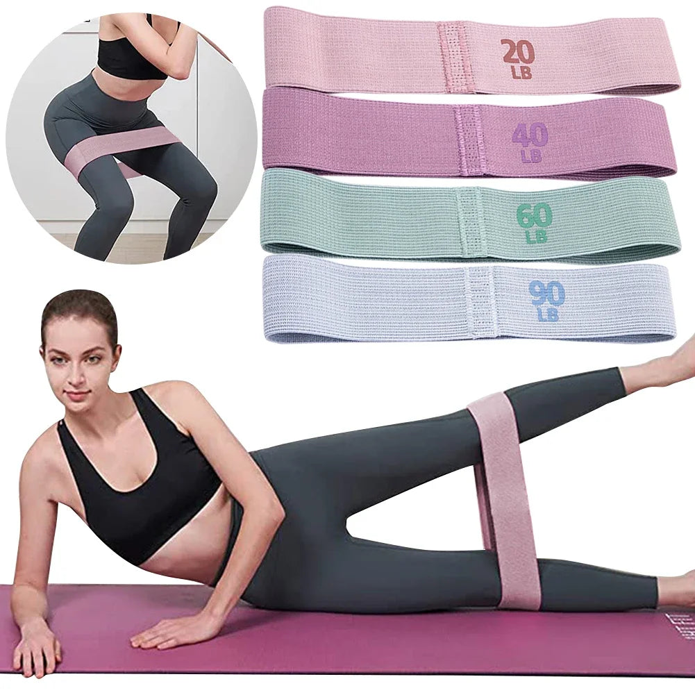 Resistance Bands Set (20–90 lbs) for Strength Training | Home & Gym Workout Bands