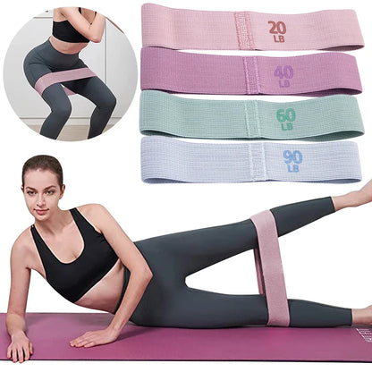 Resistance Bands Set (20–90 lbs) for Strength Training | Home & Gym Workout Bands