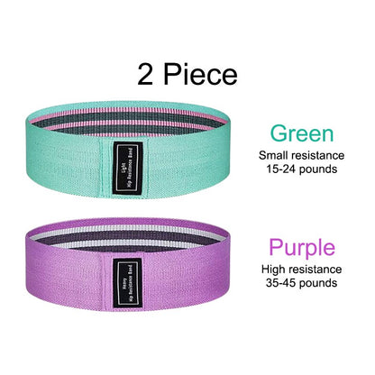 Resistance Band with Non-Slip Design Elastic Yoga Resistance Bands Buttocks Expansion Bands For Home Exercise Equipment