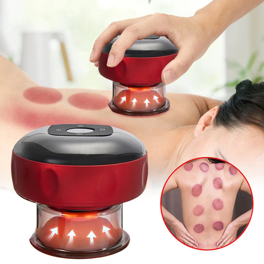 Electric Vacuum Cupping Massage Body Cups Anti-Cellulite Therapy Massager for Body Electric Guasha Scraping Fat Burning Slimming