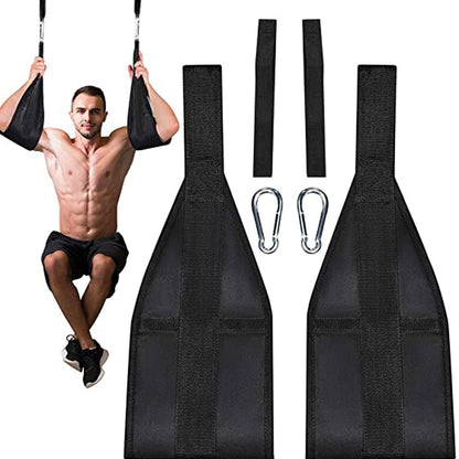 AB Straps for Pull Up Bar Hanging Abdominal Slings Padded Arm Straps Pull Strap for Muscle Building Gym Fitness Ab Equipment for Men & Women